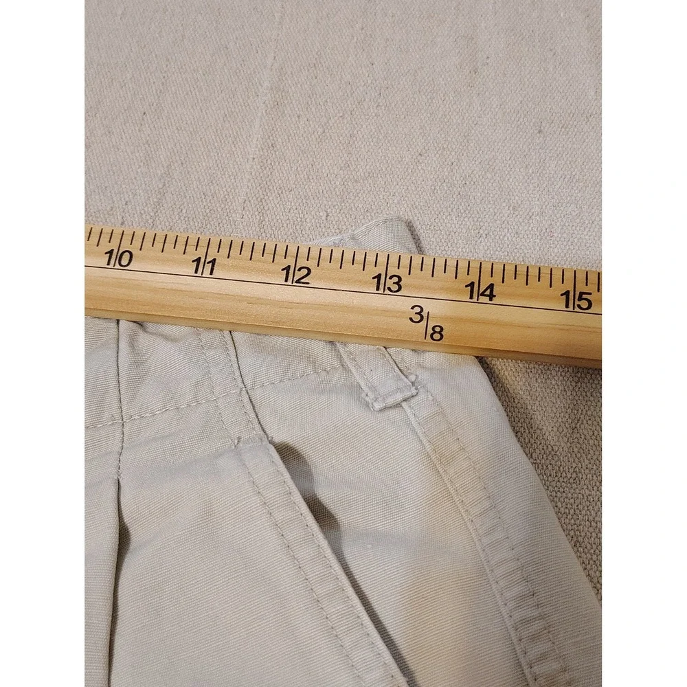 Eddie Bauer Mens Cargo Shorts Utility Pockets Khaki Pleated Cotton Size‎ 29 11